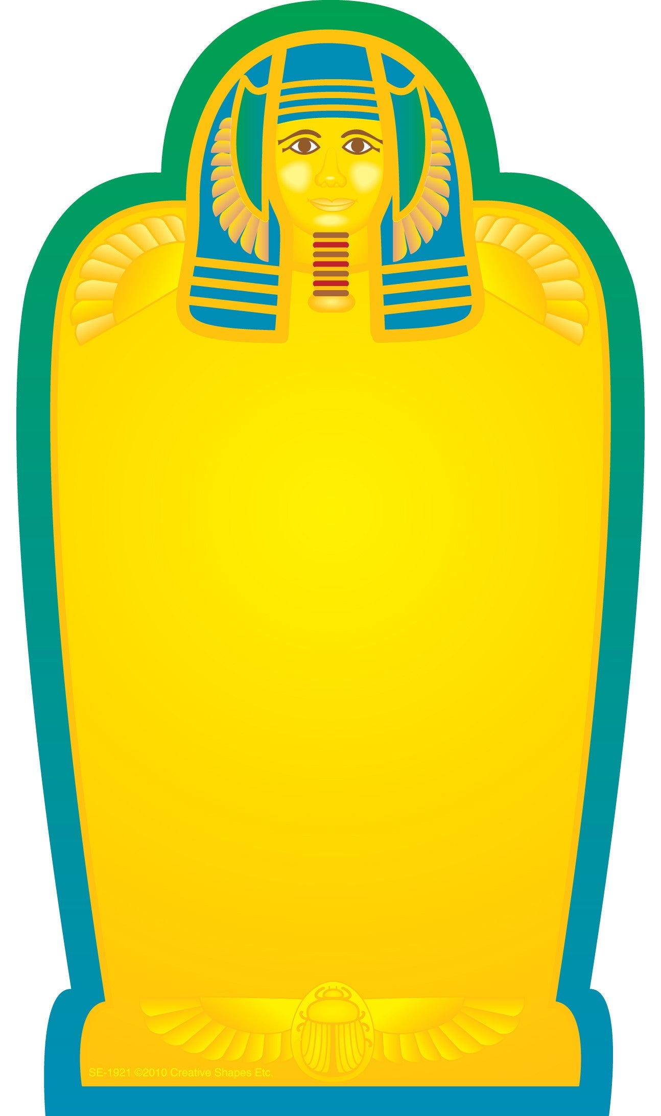 SHAPES ETC. Large Notepad - Mummy