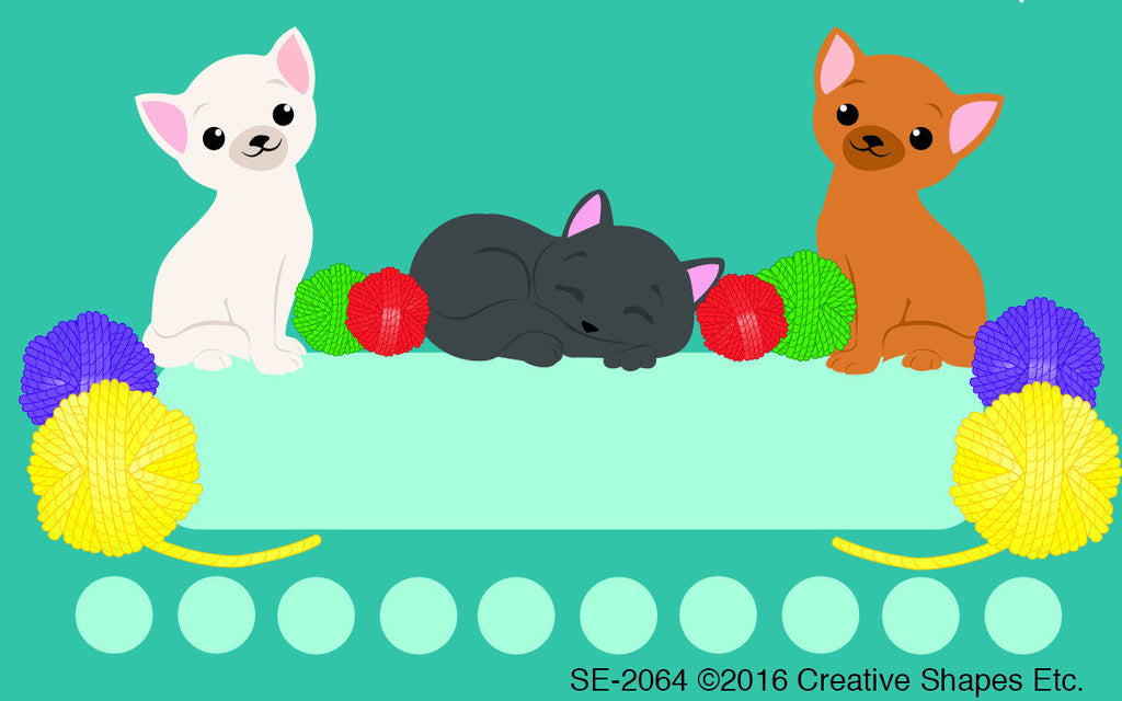 SHAPES ETC. Incentive Punch Cards - Cats